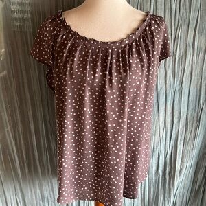 Lauren Conrad Polka Dot Blouse XL